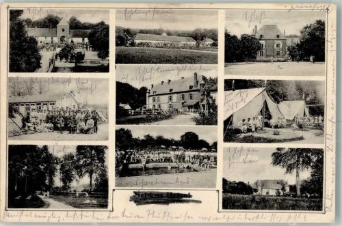 Le Saulcy 1915 WK I Schloss Schwimmbad Feldpostexpediton Inf. Div. Nr. 23