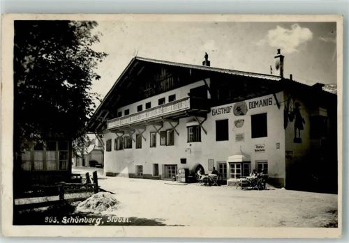 Schönberg 1941 Gasthaus Domanig