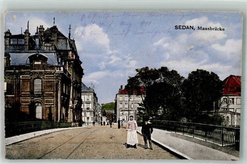 Sedan 1917 Maasbrücke Feldpost WK I