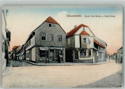 Schwanebeck Ecke Breite- u. Hohe Straße Leim lößt sich