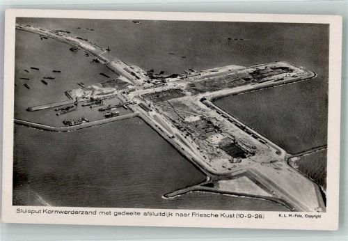 Kornwerderzand Fliegeraufnahme Friesche Kust Kornwerderzand