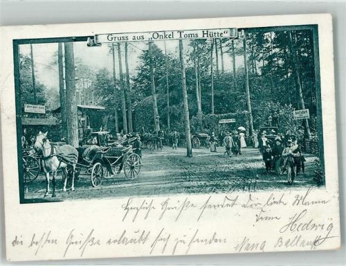 Zehlendorf 1901 Gasthaus Onkel Toms Hütte