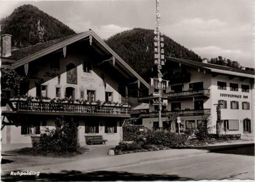 83324 W8222 Ruhpolding 1960 - Ruhpolding: Gasthaus, Ruhpoldinger Hof,Photo Kessner AKU1