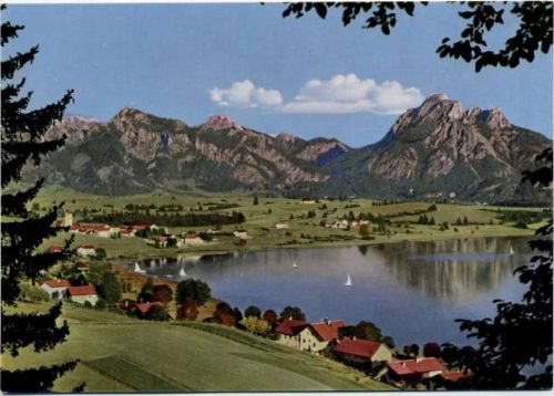 87629 W8958 Hopfensee um 1960 - Hopfensee, Ansicht,Franz Milz AKU1