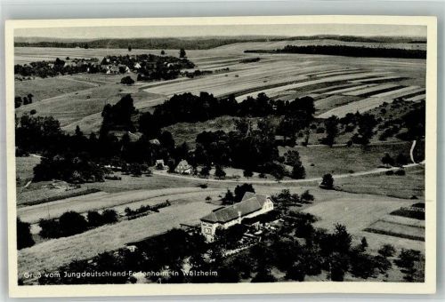 Welzheim WK II Jungdeutschland Ferienheim Fliegeraufnahme Strähle 16481