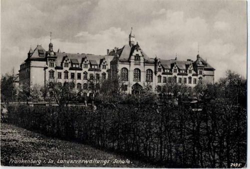 um 1950 Frankenberg: i.S., Landesverwaltungsschule,Erhard Neubart