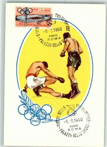 Roma 1960 Boxen Palazzo Dello Sport , Stufidre Anzio Roma Nr. 7