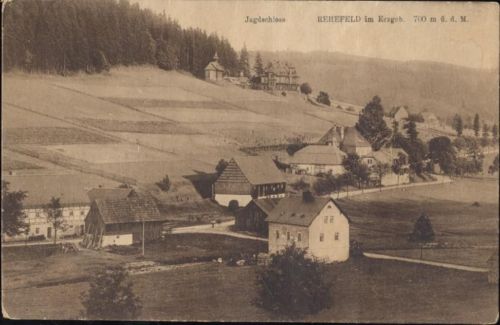 um 1920/30 Rehefeld im Erzgebirge, Jagdschloß (hunting lodge),Brück & Sohn
