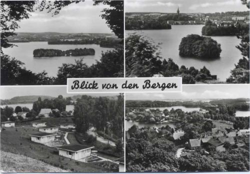 1977 Feldberg, 4 Ansichten, Blick von den Bergen,Planet Verlag AKU1