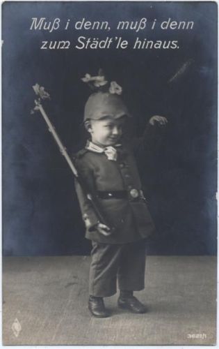 Kind in Uniform, Liedzeile AKU1 Kinder in Uniform 1915