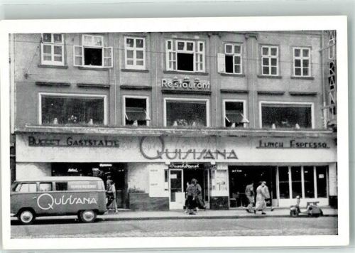 1070 Wien 7. Bezirk, Neubau - Gasthaus Quisana Mariahilferstraße VW Bulli Motorroller