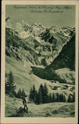 1926 Einödsbach, Ansicht,Monopol AG Schöllhorn