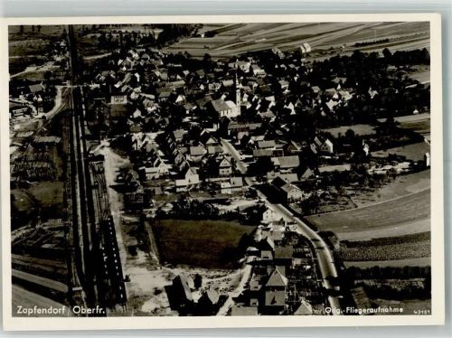 Zapfendorf Fliegeraufnahme Freigeg. d. R.L.M.