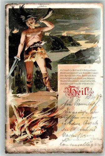 1897 Heil Ruf durch den Deutsch Böhmerwald Deutschtum Verlag Ed. Strache