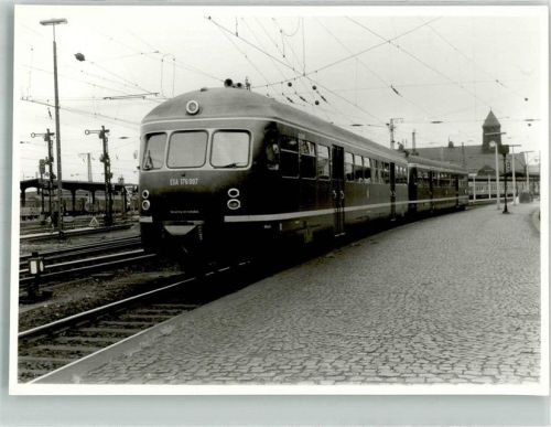 Gießen Bahnhof Eisenbahn ESA 176 007 Ort handschriftlich