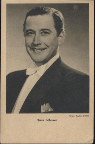 um 1930/40 Hans Söhnker, Schauspieler,Das Programm von Heute AKU2