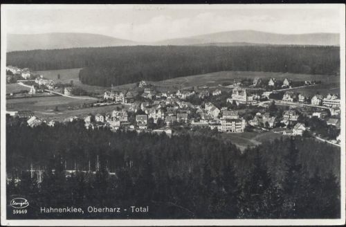 1932 Hahnenklee, Oberharz. AK Nr. 59669.,Stengel AKU1