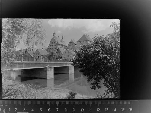 Besigheim Enz Brücke u. Rathaus