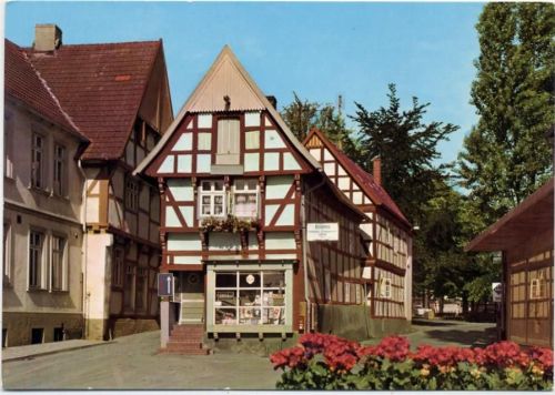 um 1970-80 Bad Essen, Fachwerkhaus,Krapohl-Verlag AKU1