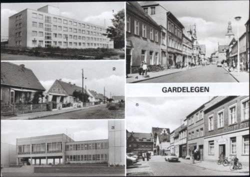 1981 Gardelegen, Feierabendheim Wilhelm Pieck, Platz der Freiheit, Georgi-Dimitroff-Oberschule, Ernst-Thälmann-Straße, Am Aschberg.,Bild und Heimat Reichenbach