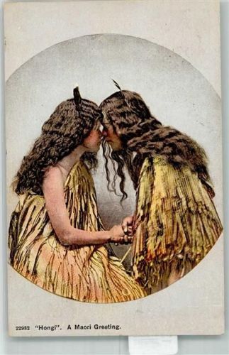 Wellington 1906 Tracht Maori Greeting