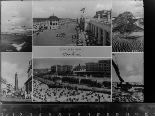 Borkum Mehrfachbildkarte