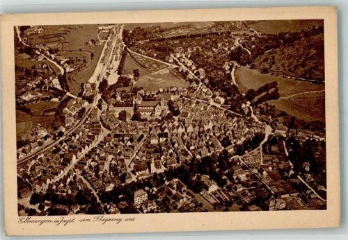 Ellwangen Fliegeraufnahme Ellwangen