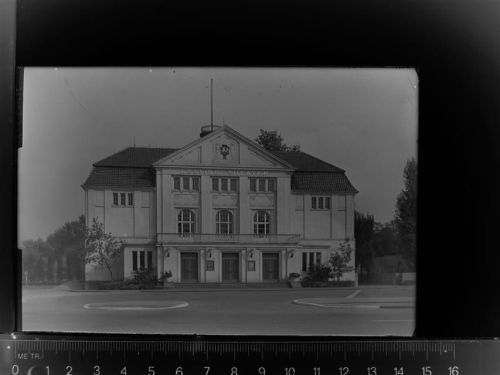 38300 W3340 Wolfenbüttel , Niedersachs GLASNEGATIV Lessing-Theater