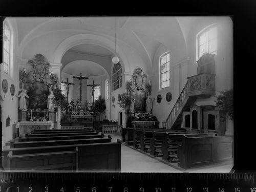 88410 W7954 Bad Wurzach GLASNEGATIV kirche