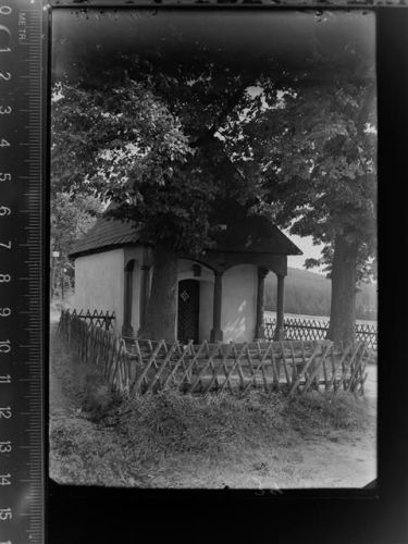 59872 W5778 Freienohl , Sauerl GLASNEGATIV Kapelle