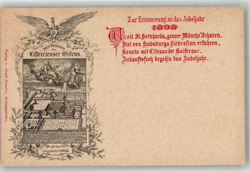 Saint-Nicolas-les-Citeaux Jubeljahr 1898 Cisterienser Orden Mutterhaus Kloster Cîteaux