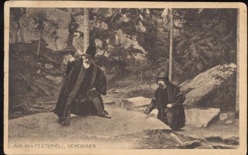 um 1913 Bergfestspiel -Venediger-,Vereinigte Kunstanstalt A.G. Kaufbeuren
