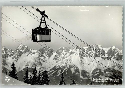 Kitzbühel 1960 Seilbahn zum Hahnenkamm