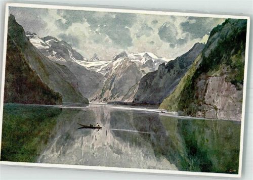 Königssee Alpiner Kunstverlag Eugen Richter Nr. 5
