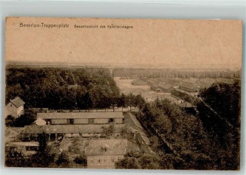 Beverloo 1918 Kaserne Truppenplatz Feldpost WK I