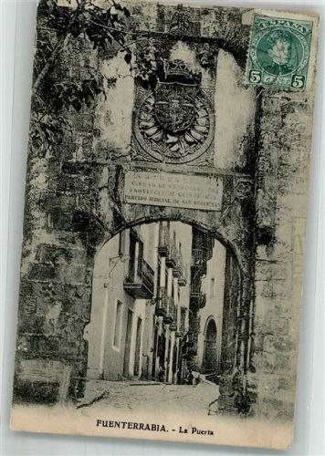 Fuenterrabia 1909 La PuertaMarke bildseitig