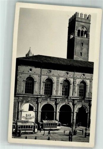 Bologna Gasthaus Palazzo del Podesta Straßenbahn