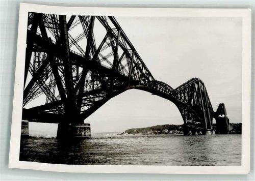 Edinburgh Ort handschriftlich Forth Bridge Queensferry