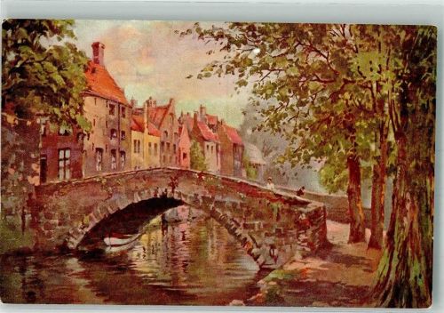 Bruges sign. Tilburn, G. Quai vert