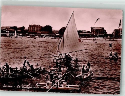 Riccione 1949 Schwimmbad