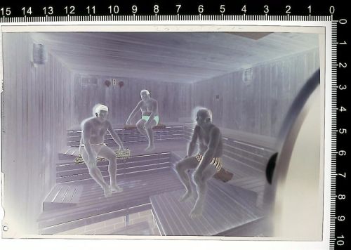 92660 W8482 Neustadt a.d.Waldnaab Kunststoff-Negativ / Dia-Positiv KEINE AK Sauna