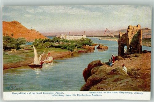 Assuan sign. Wuttke, C. Savoy Hotel Insel Elefantine