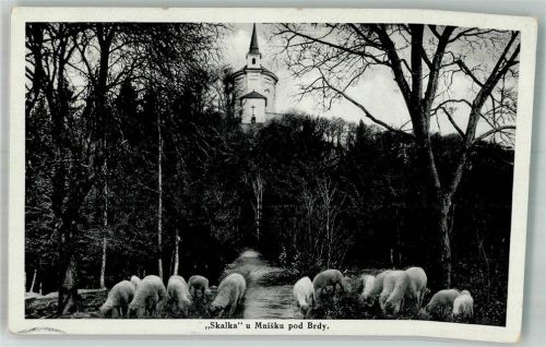 Liberec Mnisku Kirche Schafe