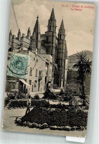 Palma 1914 Kathedrale Marke bildseitig