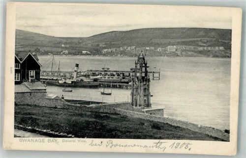 Swanage 1905 Swanage Bay Hafen