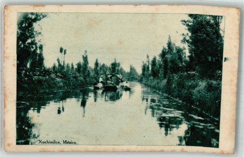 Mexiko City Kanal Boote Xochimilco