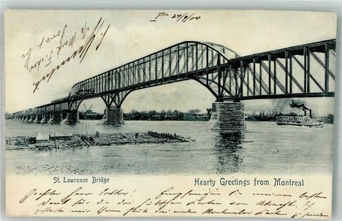 Montreal 1900 St. Lawrence Bridge