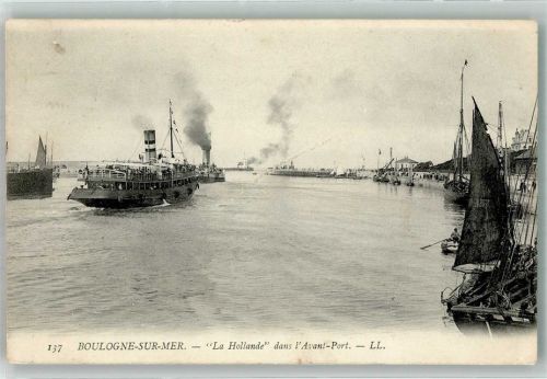 Boulogne-sur-Mer 1905 Hafen