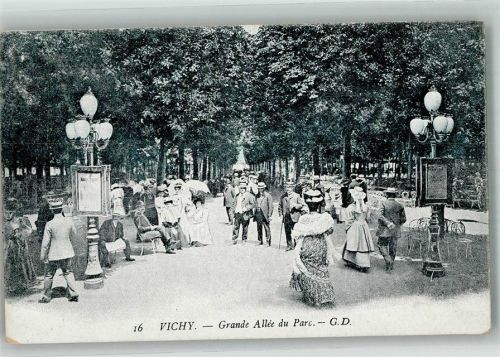Vichy 1911 Grande Allée du Parc