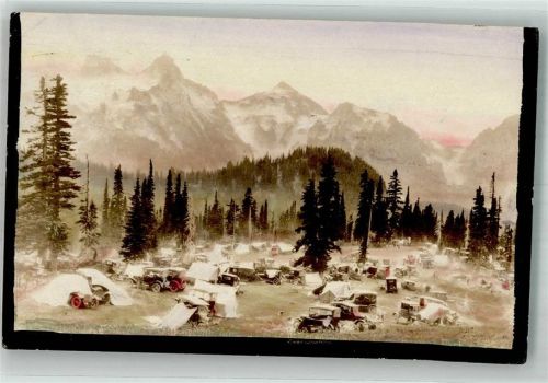 Rochester 1927 Auto Camping Mount-Rainier-Nationalpark Longmire Washington